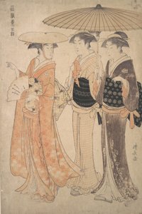 Promenáda. od Torii Kiyonaga