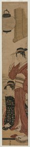 Dvě gejši na balkóně, 1782. od Torii Kiyonaga