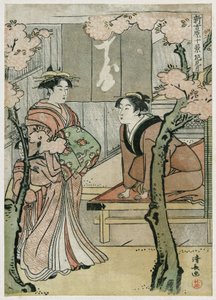Yoshiwara od Torii Kiyonaga