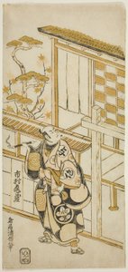 Herec Ichimura Kamezo I jako Tanba Yosaku od Torii Kiyonobu II
