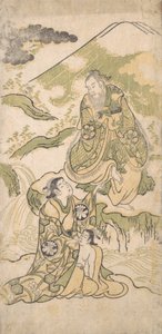 Scéna z dramatu, ca. 1749. od Torii Kiyonobu I