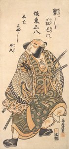 Herec Nakamura Nakazo jako válečník, 1716-1