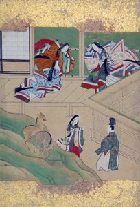 Scény z Tales of Ise Ise monogatari, konec 18. století.