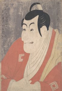 Ichikawa Grape Dyeing Doctor V jako Takemura Sadano Staff Te Py Powder Doctor Otěže pro barvení ženských knih, 1794. , od Toshusai Sharaku