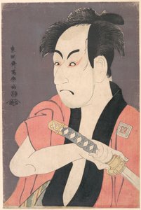 Ichikawa Omezō I v roli Yakko Ippei ze hry "Koinyōbō somewake tazuna"