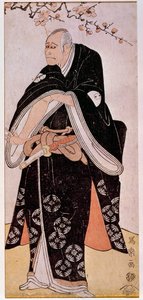 Reprezentace herce Arashi Toyozo kolem roku 1794. Japonský tisk Sharaku Toshusai (aktivní 1794 - 1795). Paříž, Guimetovo muzeum, Národní muzeum asijského umění od Toshusai Sharaku