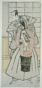 The Actoe Ichikawa Komazo llI as Nitta Yoshisada, Actually Oyamada Taro Takaie (Sandai-me Ichikawa Komazo no Nitta Yoshisada, jitsuwa Oyamada Taro Takaie) od Toshusai Sharaku