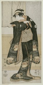 Čaj ca r Hinahanshiro lV Jako Otoma, Dowghova ruka Hiny z Inamuragasaki Kazumasa Kamakura od Toshusai Sharaku