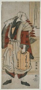 Herec Matsumoto Koshiro IV jako lodník Minagawa Shin