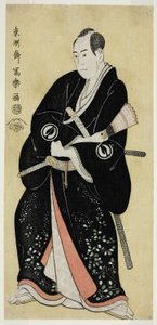 Čaj ac r Sawamura Sojuro Dobrý jako Nagoya Sanza Motoharu od Toshusai Sharaku