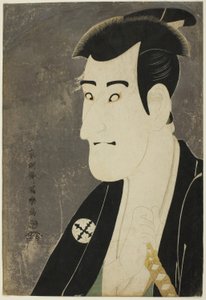 Čaj Ac a r Ichikawa Koma je dobrý Jako učitel je sedmý od Toshusai Sharaku