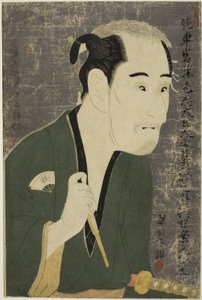 Čaj Ac a r Matsusuke Onoe Jako Matsushita Miki no Kokoro od Toshusai Sharaku