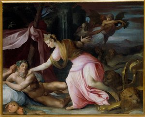 Obraz Cybelle Awakening Morphee od All Saints Dubreuil (1561-1602)