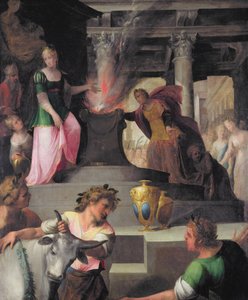 Hyante a Climene nabízejí oběť Venuši, z „La Franciade“ od Pierra de Ronsarda (1524-85)