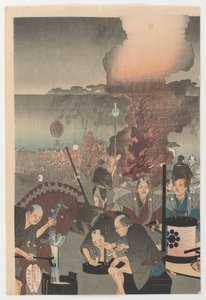 Chiyoda, 1897 (barevný dřevořez)