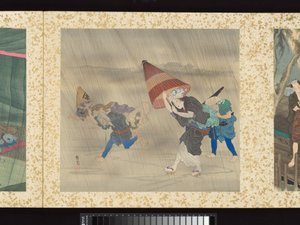 Řemeslníci, krásy a výroční akce od Toyohara Kunichika