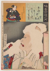 Kočka z Okazaki (Okazaki Neko) od Toyohara Kunichika