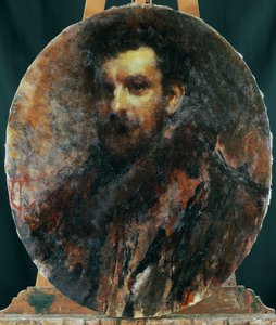 Portrét Cletto Arrighi, pseudonym Carlo Righetti (Milán od Tranquillo Cremona
