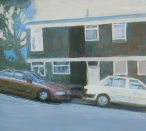 Místo k životu 13, 2011 (olej na překližce) od Trevor Burgess