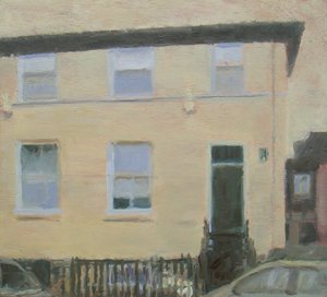 Místo k životu 1, 2010 (olej na překližce) od Trevor Burgess