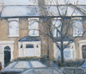 Místo k životu 22, 2012 (olej na překližce) od Trevor Burgess