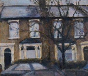 Místo k životu 31, 2012 (olej na překližce) od Trevor Burgess