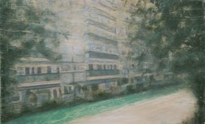 Místo k životu 52, 2013 (olej na překližce) od Trevor Burgess