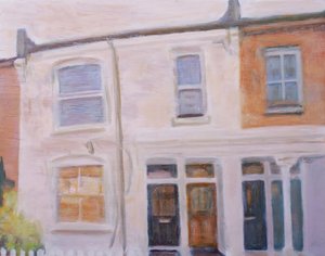 Místo k životu 55, 2013 (olej na překližce) od Trevor Burgess