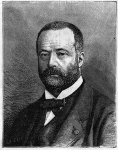 Portrét Henri Sainte Claire (Sainte-Claire) Deville (1818-1881), francouzský chemik. (Z fotografie pana Trucheluta). Rytina v „“ Přírodě: přehled věd a jejich aplikací v umění a průmyslu ““ z 23. července 1881. od Truchelut Truchelut
