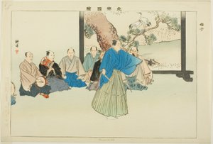 Hayashiko, ze série "Pictures of No Performances (Nogaku Zue)" od Tsukioka Kogyo