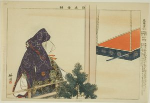 Iyogu, ze série "Pictures of No Performances (Nogaku Zue)" od Tsukioka Kogyo