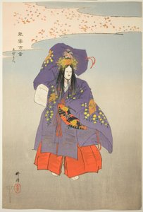 Jošino Tennin, ze série "Sto dramat (Nogaku hyakuban)" od Tsukioka Kogyo