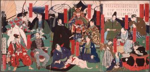 Portréty generací rodu Tokugawa od Tsukioka Yoshitoshi