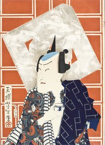 Herec Ichimura Kakitsu IV pro hasičský sbor od Tsukioka Yoshitoshi