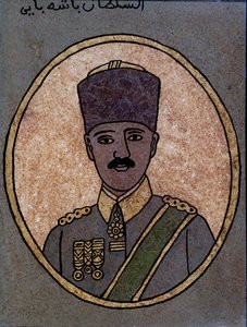 Kemal (Mustapha) Atatürk (1881-1938) 1920-30 (malované sklo)