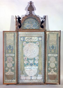 Agiografie Mohameda - turecký triptik od Turkish School