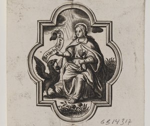 Znak s Janem Evangelistou od Ubekendt