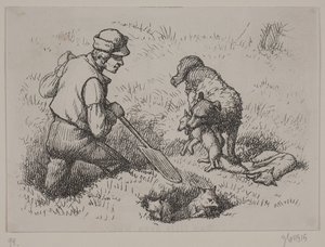Ilustrace pro "Pan Mikkel", báseň Christian Richardt od Ubekendt