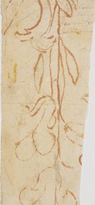 Planteornament (fragment) od Ubekendt KKSgb7383