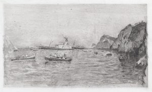 Přístav na Capri [Marina di Capri] od Uberto dell