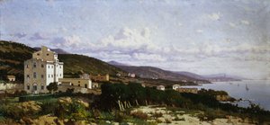 Pohled na Castiglioncello od Ugo Manaresi
