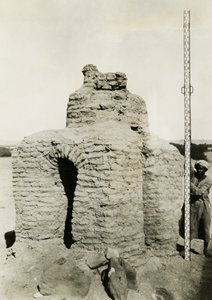 Křesťanská hrobka na nekropoli, Kasr Ibrim, Egypt, fotografie Ugo Monneret de Villard od Ugo Monneret de Villard