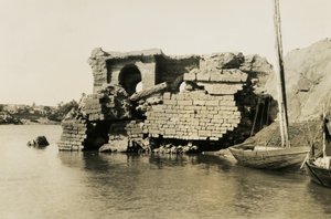Kleopatřiny lázně, ostrov Elephantine, Egypt, fotografie Ugo Monneret de Villard od Ugo Monneret de Villard