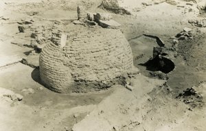 Kopulovitá budova, al-Fustát, Egypt, fotografie Ugo Monneret de Villard