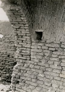 Zřícenina kostela v poušti, detail závěsu pro kopuli, Adindan, Egypt, fotografie Ugo Monneret de Villard od Ugo Monneret de Villard