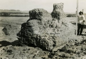 Hrobka na nekropoli, Kasr Ibrim, Egypt, fotografie Ugo Monneret de Villard od Ugo Monneret de Villard
