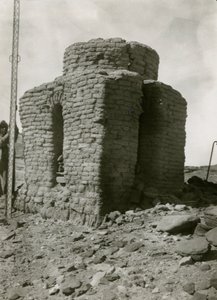 Hrobka na severní nekropoli, Kasr Ibrim, Egypt, fotografie Ugo Monneret de Villard od Ugo Monneret de Villard