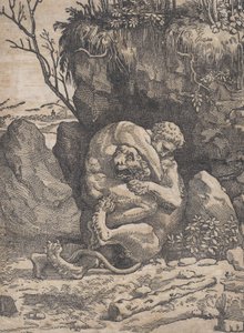 Herkules a nemejský lev, ca. 1517-18.