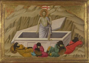 Vzkříšení z baziliky Santa Croce, Florencie, c. 1324-1325