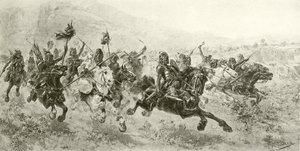 Attila, bič Boží (hlubotisk)